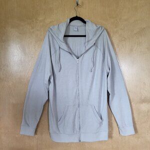Zip-up Hoodie NWOT Light Gray Green Size XXL